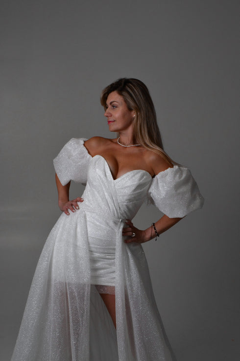 Short bridal shower dress